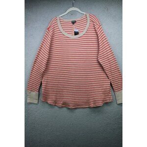 Torrid Long Sleeve Waffle Weave Striped Sweater-3X-Soft-New w/Tags